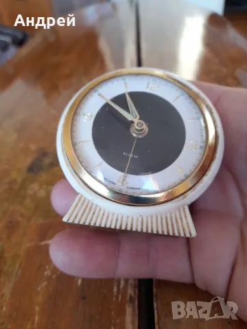 Стар Немски часовник,будилник, снимка 2 - Антикварни и старинни предмети - 48756904