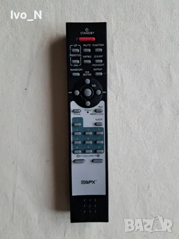 Дистанционно за аудио системи GPX.