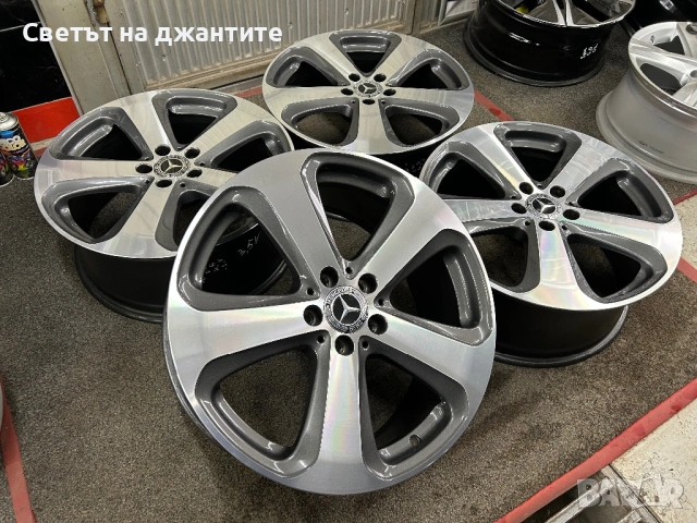 Джанти 19 цола Mercedes GLC E Klass S Klass GLK V Klass Vito Оригиналните , снимка 3 - Гуми и джанти - 53571831