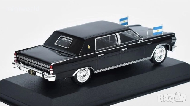 Rambler Ambassador 1977 президентски - мащаб 1:43 на IXO\Altaya моделът е нов в PVC дисплей-кейс, снимка 2 - Колекции - 52379404