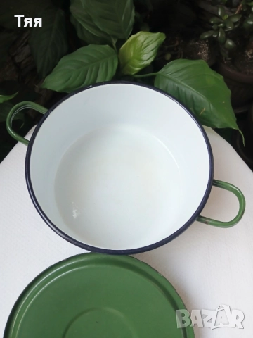 Емайлирана тенджера 5 л, снимка 3 - Съдове за готвене - 52458334