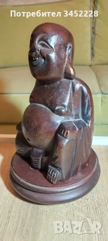 дърворезба фигура Буда за ценители , снимка 3 - Статуетки - 49800705