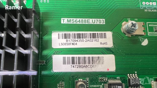 MAIN BOARD T.MS6488E.U703 for SHARP LC-65CUG8062ES, снимка 4 - Резервни части за телефони - 40561362