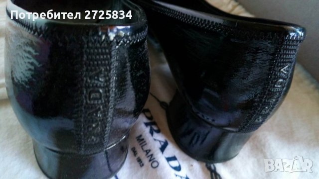 Елегантни обувки Prada, 38, снимка 9 - Дамски елегантни обувки - 41377289