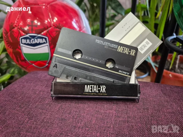 Метална аудио касета SONY METAL-XR 90 - TYPE IV - метална лента - като нова и с отлична лента