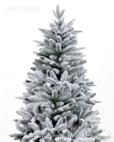 Изкуствена елха K r i n g Melbourne, Цялата заснежена с метална стойка., снимка 2 - Декорация за дома - 52203059