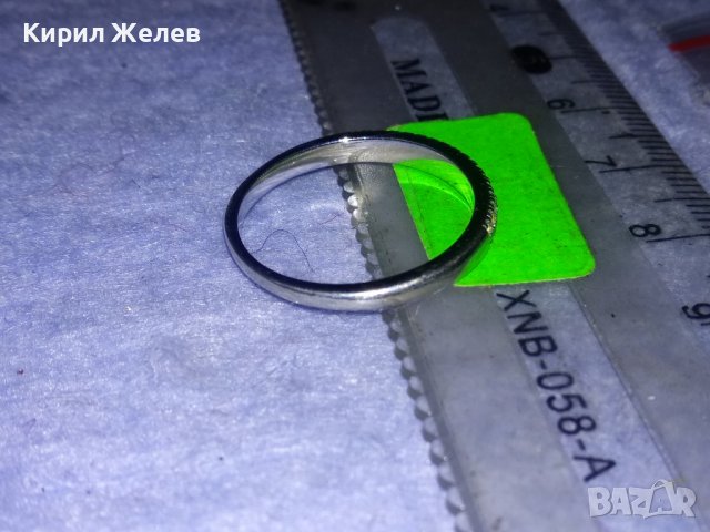 ЕЛЕГАНТЕН НЕЖЕН СКЪПОЦЕНЕН ДАМСКИ ПРЪСТЕН РОДИРАНО СРЕБРО 925 с ИСКРЯЩИ ФАСЕТИРАНИ ЦИРКОНИ 17298, снимка 10 - Пръстени - 40770401