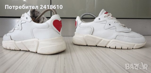 LOVE MOSCHINO Leather Sneakers Size 36- 23- 26см ОРИГИНАЛ! ЕСТЕСТВЕНА Кожа!, снимка 6 - Кецове - 41738889