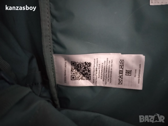 FJALLRAVEN kanken classic backpack - страхотна раница, 100% оригинал , много добро състояние, точни , снимка 8 - Раници - 52310776