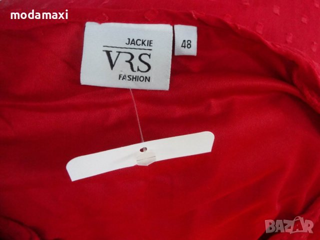4XL Нова  блуза VRS в червено , снимка 8 - Туники - 41769214
