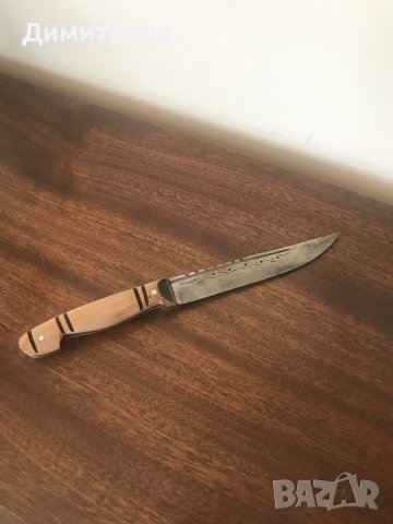 Кован ловен нож, кухненски сатър, снимка 2 - Ножове - 42527629