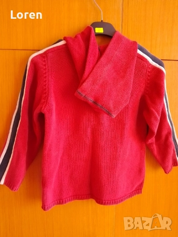 *H@ML.O.G.G.Детска плътна блузка с качулка, снимка 5 - Детски Блузи и туники - 52509891