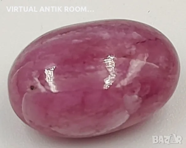 Рубин кабошон (Мозамбик) 8,01 ct. 💯 % натурален , снимка 2 - Други - 48289153
