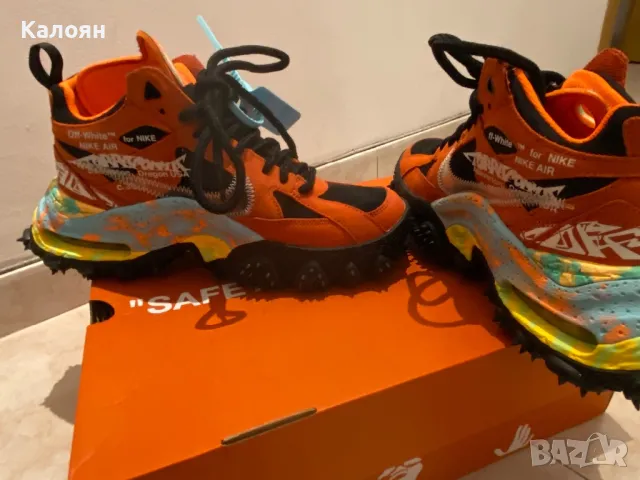 Маратонки OFF WHITE&NIKE, снимка 6 - Маратонки - 49043263