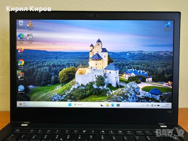 Lenovo ThinkPad T480 | Intel Core i5-8350U | Touch FHD | 8GB RAM | 256GB NVMe SSD | Две батерии, снимка 2 - Лаптопи за работа - 56023026