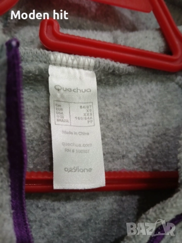 Quechua худи /сучър/ от полар размер XS, снимка 4 - Суичъри - 52643766