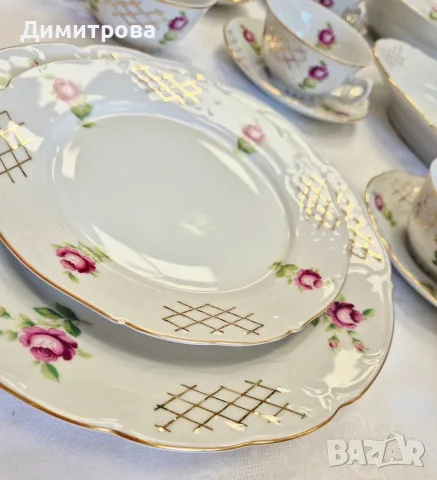 Сервиз за хранене и чай/ Чехословакия , снимка 6 - Сервизи - 56328884