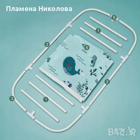 Сгъваема преносима вана XXL с възглавница и топлоизолация – Комфорт и удобство в малката баня, снимка 6 - Душ кабини и вани - 52844731