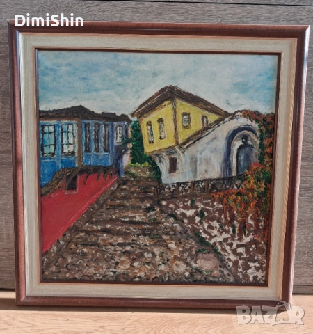 Картина с маслени бои в рамка 49/49 см. 