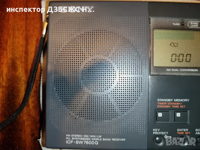 Портативно радио Sony ICF-SW7600G FM Stereo/SW/MW/LW PLL World Radio Band Receiver, снимка 12 - Радиокасетофони, транзистори - 49348690