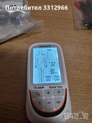 Чисто нов Мускулен електростимулатор Tesmed Te-880R Plus, 73 програми, 8 електрода, снимка 4 - Друга електроника - 53816799