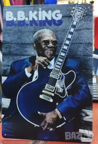 B.B.KING-метална табела(плакет)
