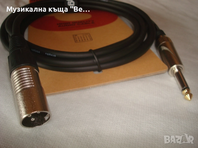 Аудио кабел м.канон-жак 3м. , снимка 3 - Други - 41695919