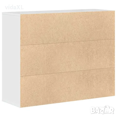 vidaXL Бюфет, бял гланц, 88x30x70 см, инженерно дърво, снимка 8 - Бюфети - 56147756