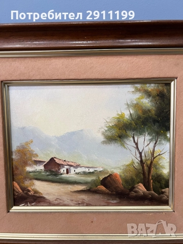 Картина с маслени бои, комплект от три, снимка 3 - Картини - 51785413