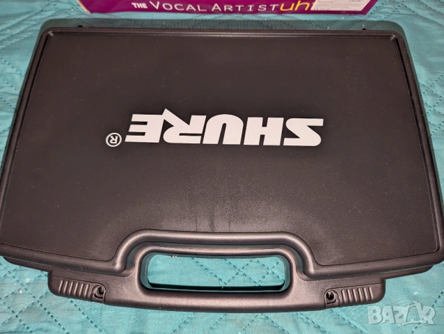 Двойни микрофони Shure headset и брошка