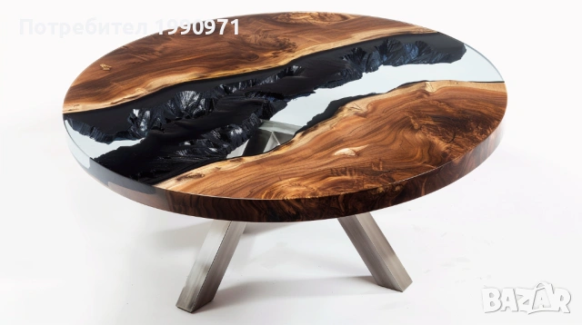 Маси по поръчка от шайба/напречен сряз на вековно дърво., снимка 2 - Маси - 53726445