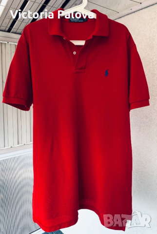 Тениска с яка POLO RALPH LAUREN оригинал, снимка 2 - Тениски - 44829159