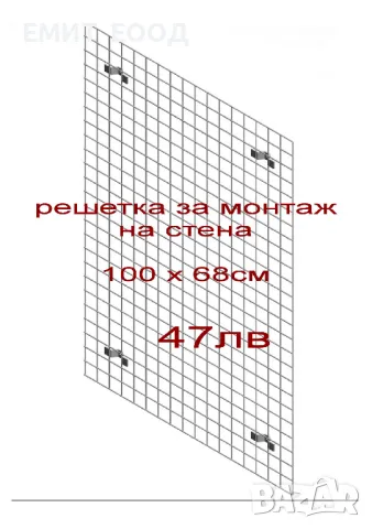 Стелаж решетка за мартеници, сувенири и сортови семена , снимка 7 - Стелажи и щандове - 9856392