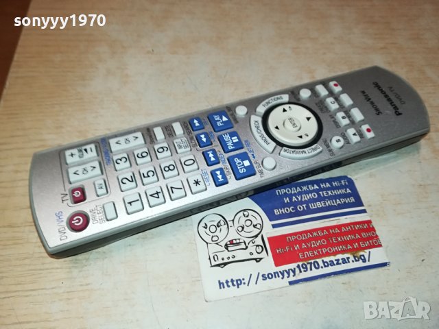 PANASONIC TV VIDEO & DVD-REMOTE-ВНОС SWISS 1110231848, снимка 6 - Дистанционни - 42525636