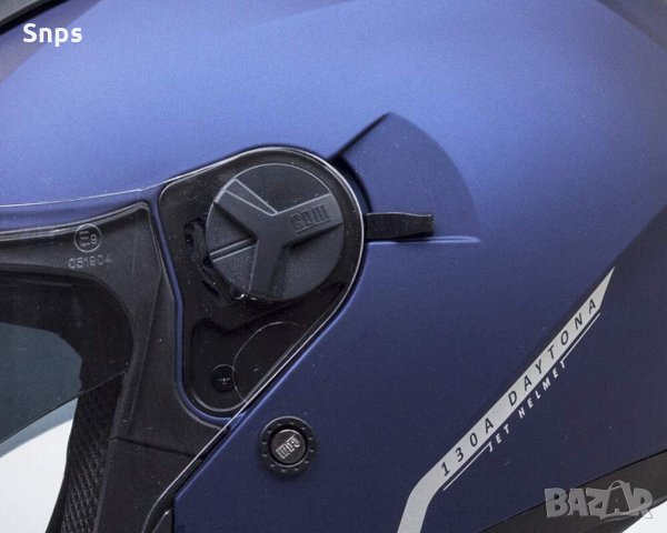 Каска за мотор CGM DAYTONA S (55-56cm) blue, снимка 2 - Аксесоари и консумативи - 36009812