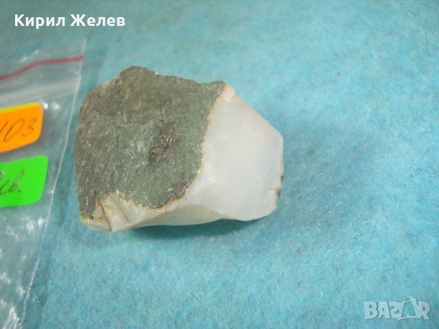 МЛЕЧЕН ОПАЛ - КЪСЧЕ НАТУРАЛЕН САМОРОДЕН СКЪПОЦЕНЕН КАМЪК - МИНЕРАЛ 24103, снимка 6 - Други ценни предмети - 35681875