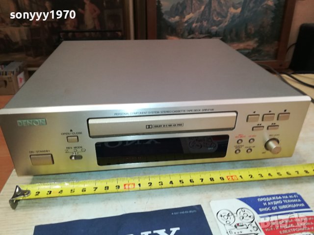 DENON DRR-F100 REVERSE DECK-GOLD-ВНОС SWISS 2009231430, снимка 13 - Декове - 42257805
