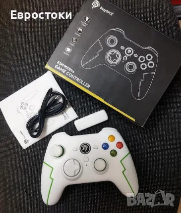 Безжичен контролер EasyMix ESM 9013Pro, Bluetooth / 2,4G / кабел, безжичен геймпад за компютър, снимка 8 - Аксесоари - 47841761