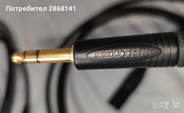 Аудио кабели Neutrik gold XLR – 6.35mm Sommer SC Galileo 238 Plus, снимка 4 - Други - 53417171