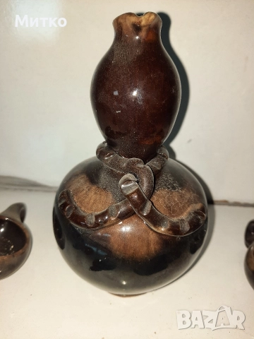 Ретро Битови керамични сервизи за ракия., снимка 6 - Сервизи - 52860872