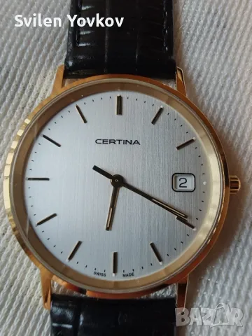 Продавам златен ръчен часовник certina  18к, снимка 5 - Мъжки - 50415165