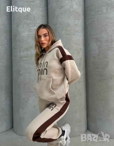 ватиран дамски памучен екип min min, снимка 2 - Спортни екипи - 52549537