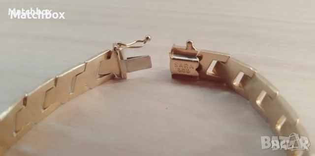 Златни гривни , обеци 14 карата 585 , снимка 8 - Гривни - 51919288