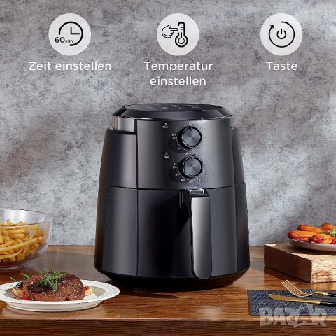 Фритюрник с горещ въздух Midea MF-TN35B 3.5 XL, снимка 5 - Фритюрници - 41364415