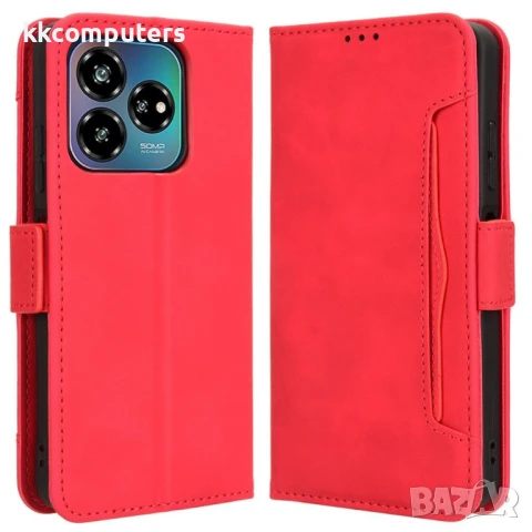 ZTE Axon 60 Lite / Blade V60 Vita Magnetic Wallet Калъф и Протектор, снимка 3 - Калъфи, кейсове - 50653481