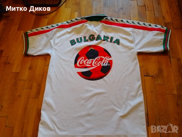 България футболна тениска Пума 1996-1998 размер М, снимка 2 - Футбол - 53696820