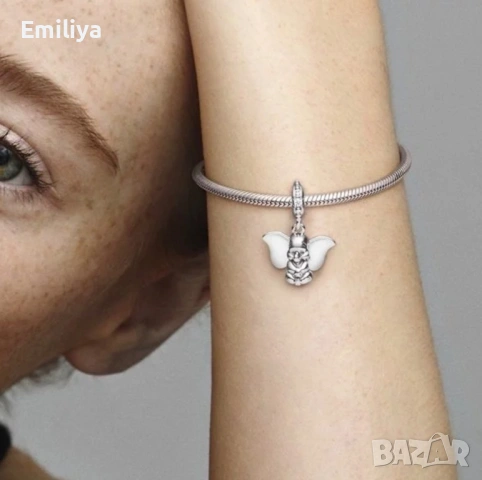Висулка Pandora x Disney Дъмбо, снимка 3 - Гривни - 53732648