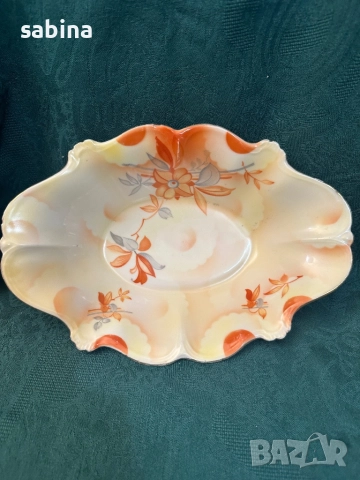 Антикварна фруктиера на К.Steinmann, Silesia от периода 1930-1935 , снимка 2 - Други ценни предмети - 52979614