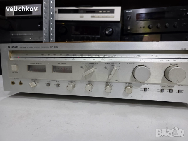 Yamaha CR-640 e зверче от златната ера на аудиото!, снимка 4 - Ресийвъри, усилватели, смесителни пултове - 51450161