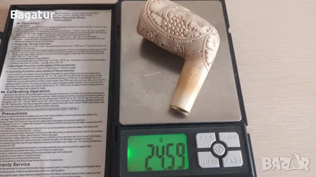 Лула винтидж, морска пяна,резба,стара, снимка 4 - Антикварни и старинни предмети - 49177041